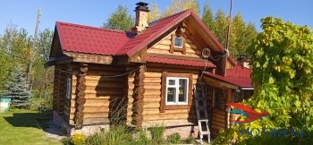 Бревенчатый дом в СНТ Ветеран в Черноморском - chernomorskoe.yutvil.ru - фото 1